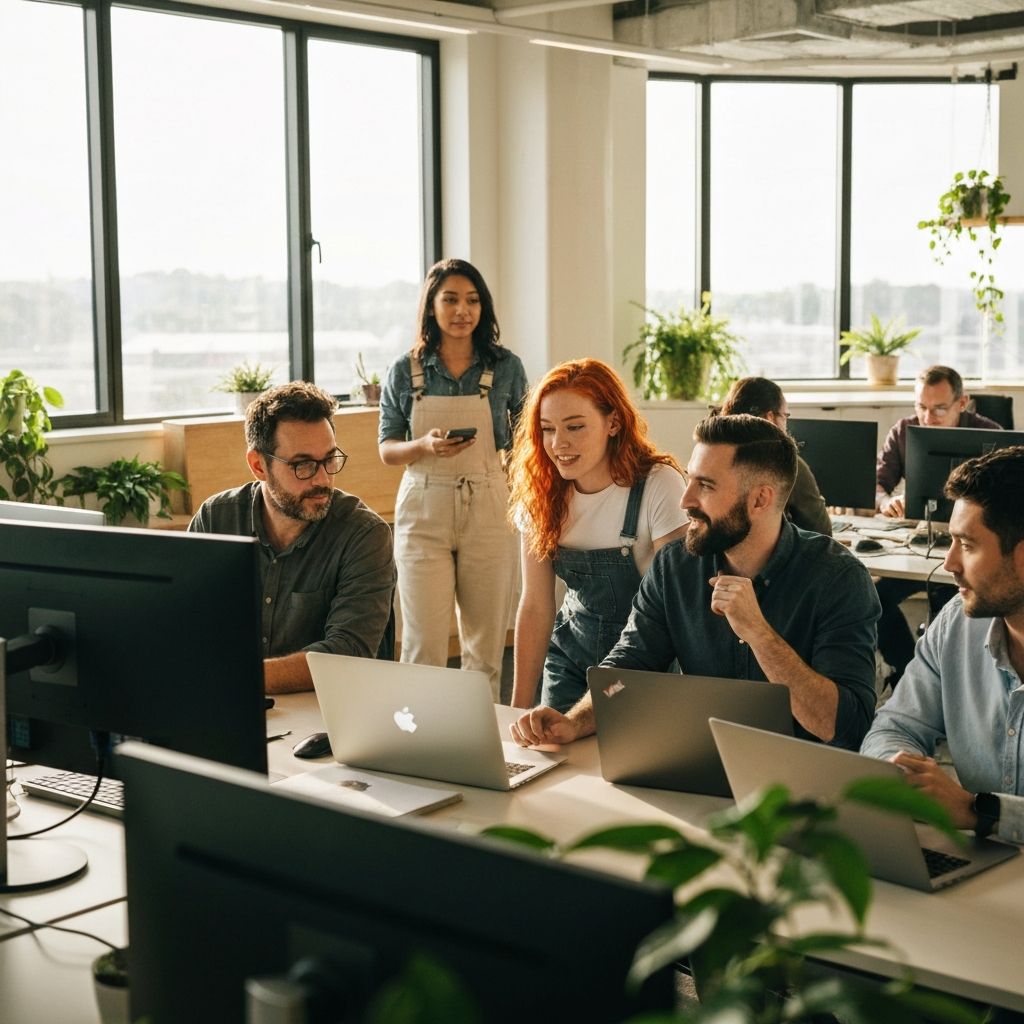 Media Revolution team collaborating